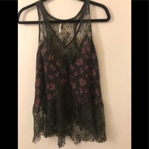 Free people lace tank